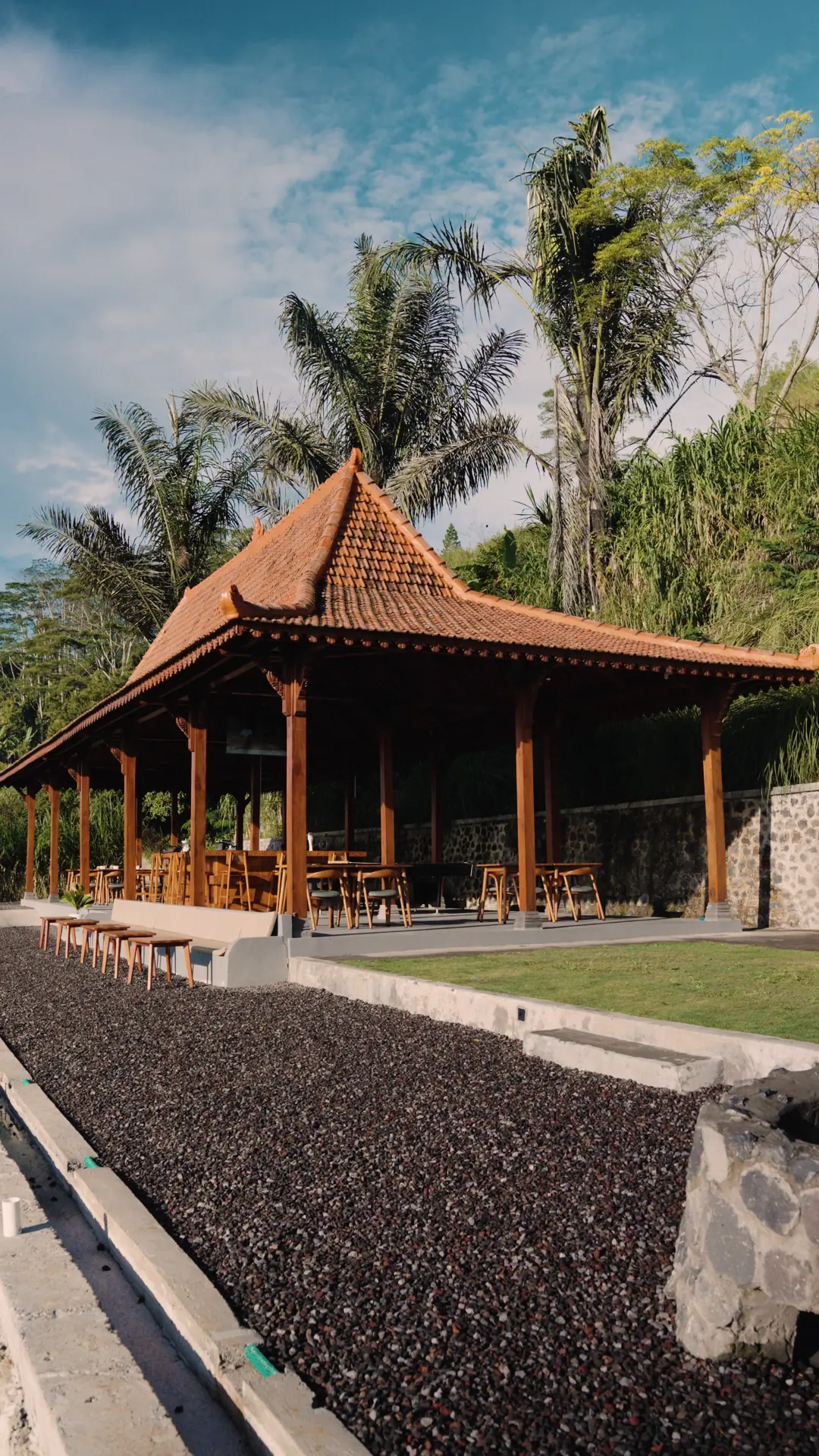 Arkadewa Restaurant at Arkaluna, reserved for staying guests in Kintamani.
