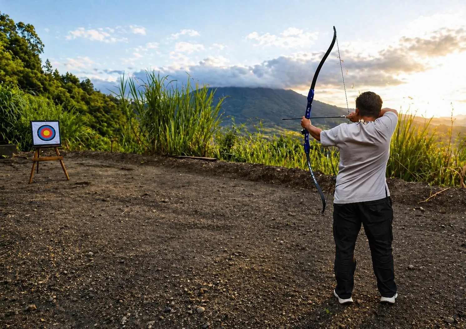 Highland archery moment at Arkaluna.